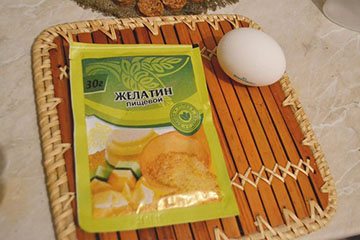 Ингредиенты для желатиновой маски